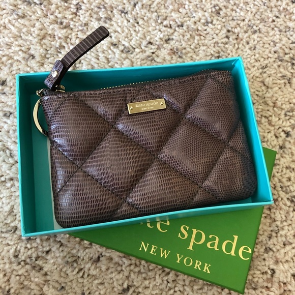 Beautifully made Kate Spade coin/card pouch. New. - Picture 1 of 6